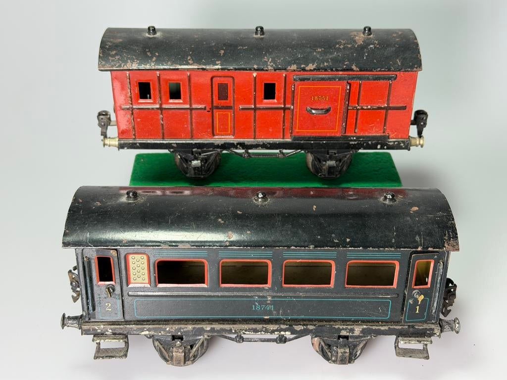 Marklin spoor 1 wagons 2x, Ophalen of Verzenden
