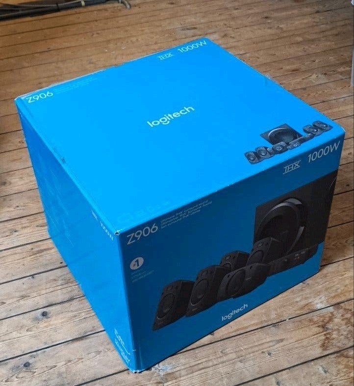 Nieuwe Logitech Z906 5.1 Surround Sound Speakerset, Computers en Software, Ophalen, Nieuw, Audiokanaal 5.1, Logitech