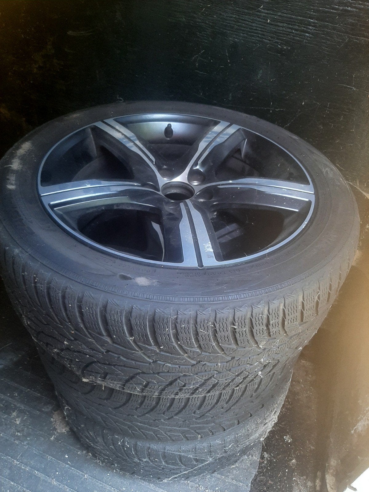 Velgen V90 met Nokian banden, Auto-onderdelen, Banden en Velgen, Ophalen, 18 inch, Banden en Velgen, All Season