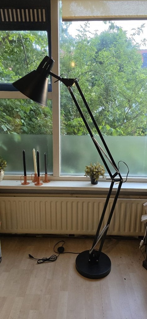 Vloerlamp Winston zwart, Ophalen, Overige materialen, Nieuw, E27 (groot)