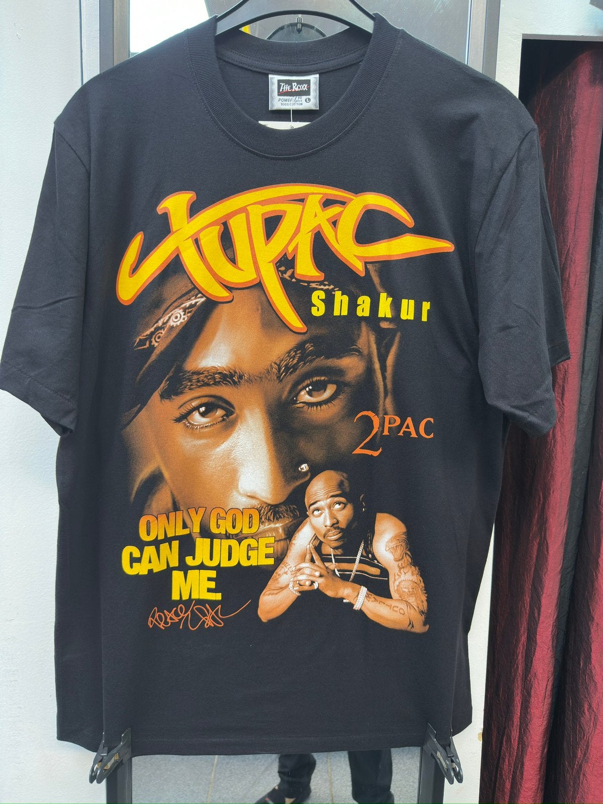 2pac t-shirt rock eagle maat L oversized band t-shirt, Ophalen of Verzenden, Nieuw, Maat 52/54 (L), Zwart