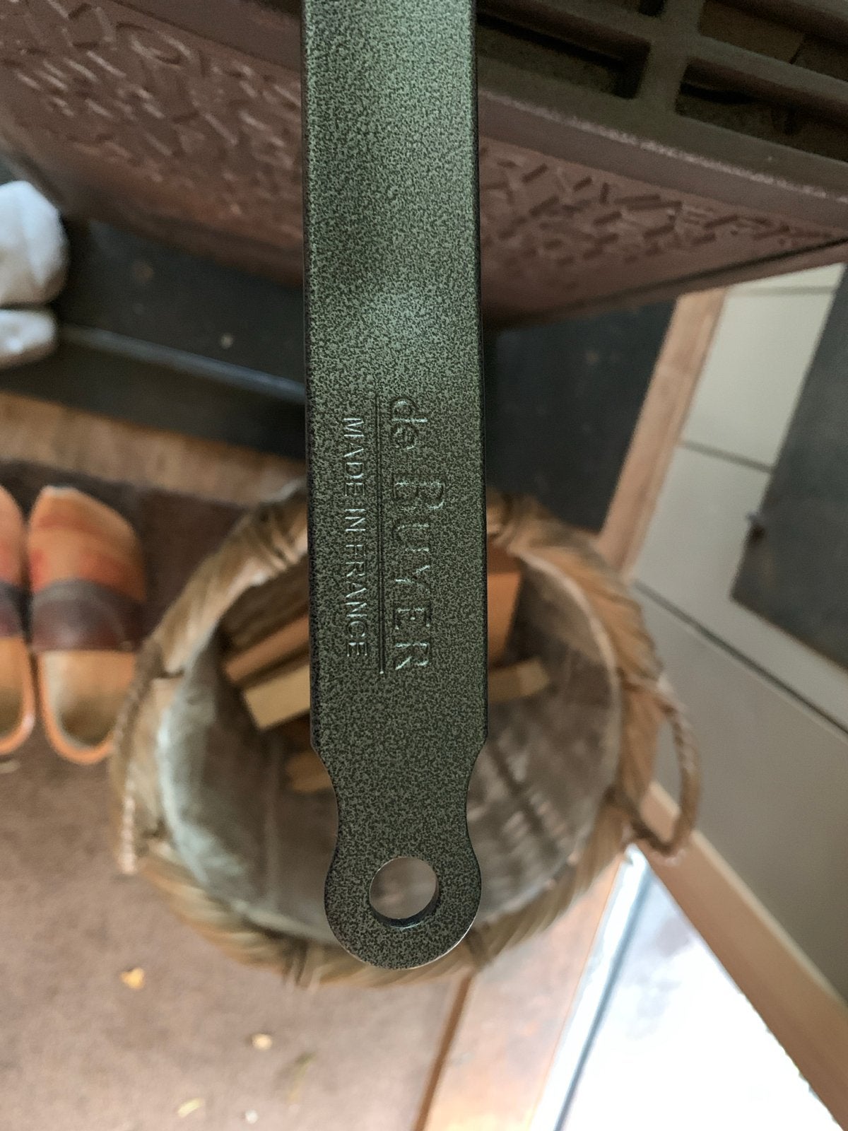 De Buyer Koekenpan 24 cm, Huis en Inrichting, Koekenpan, Gebruikt, Gietijzer, De Buyer