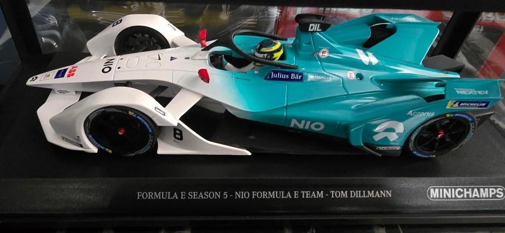 NIO sport 004 formule E  t.dilleman nr:8 minichamps 1:18, Ophalen, Nieuw, Auto, MiniChamps