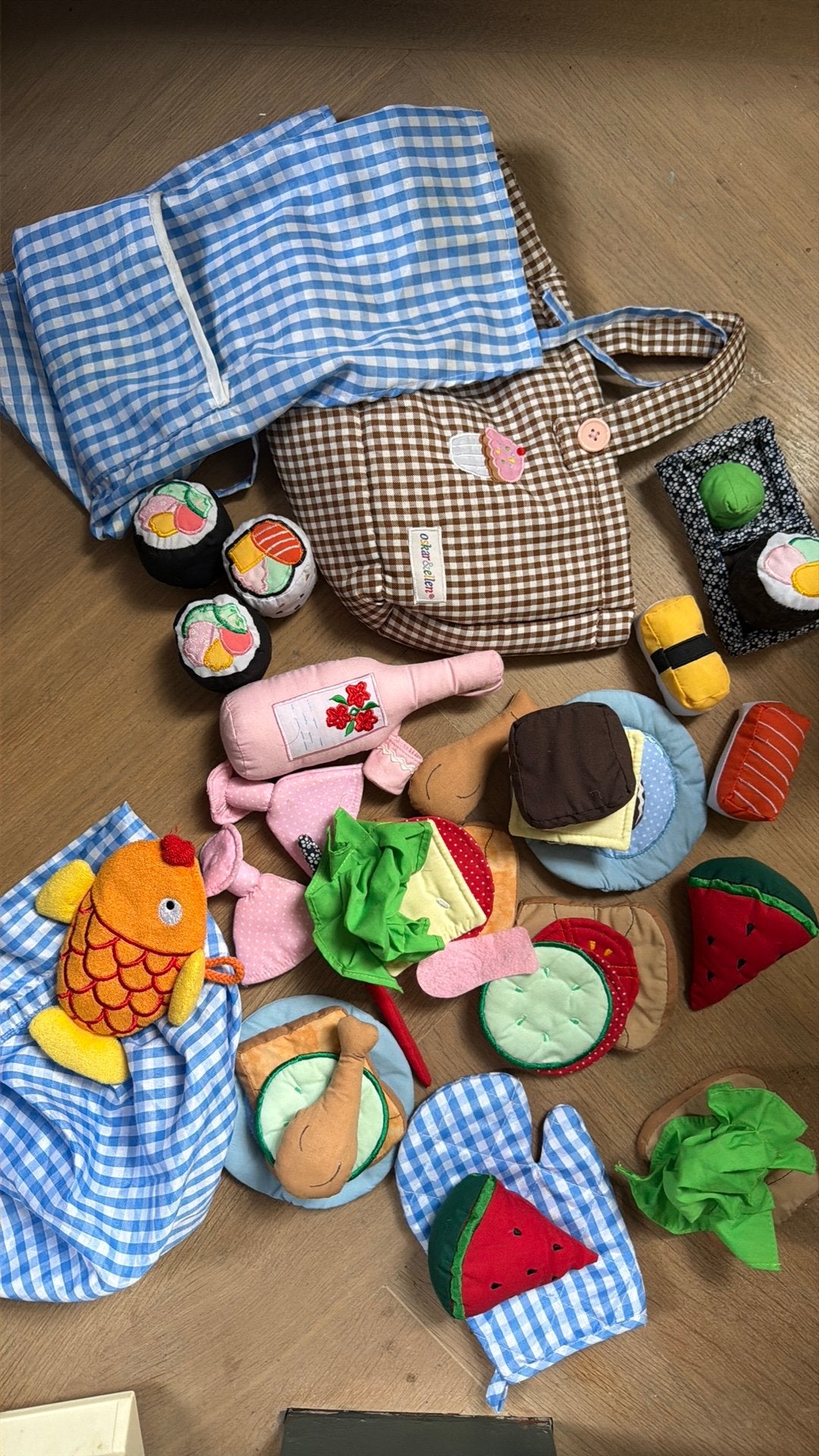 Speelgoed picknickset stof, Ophalen, Zo goed als nieuw, Overige typen