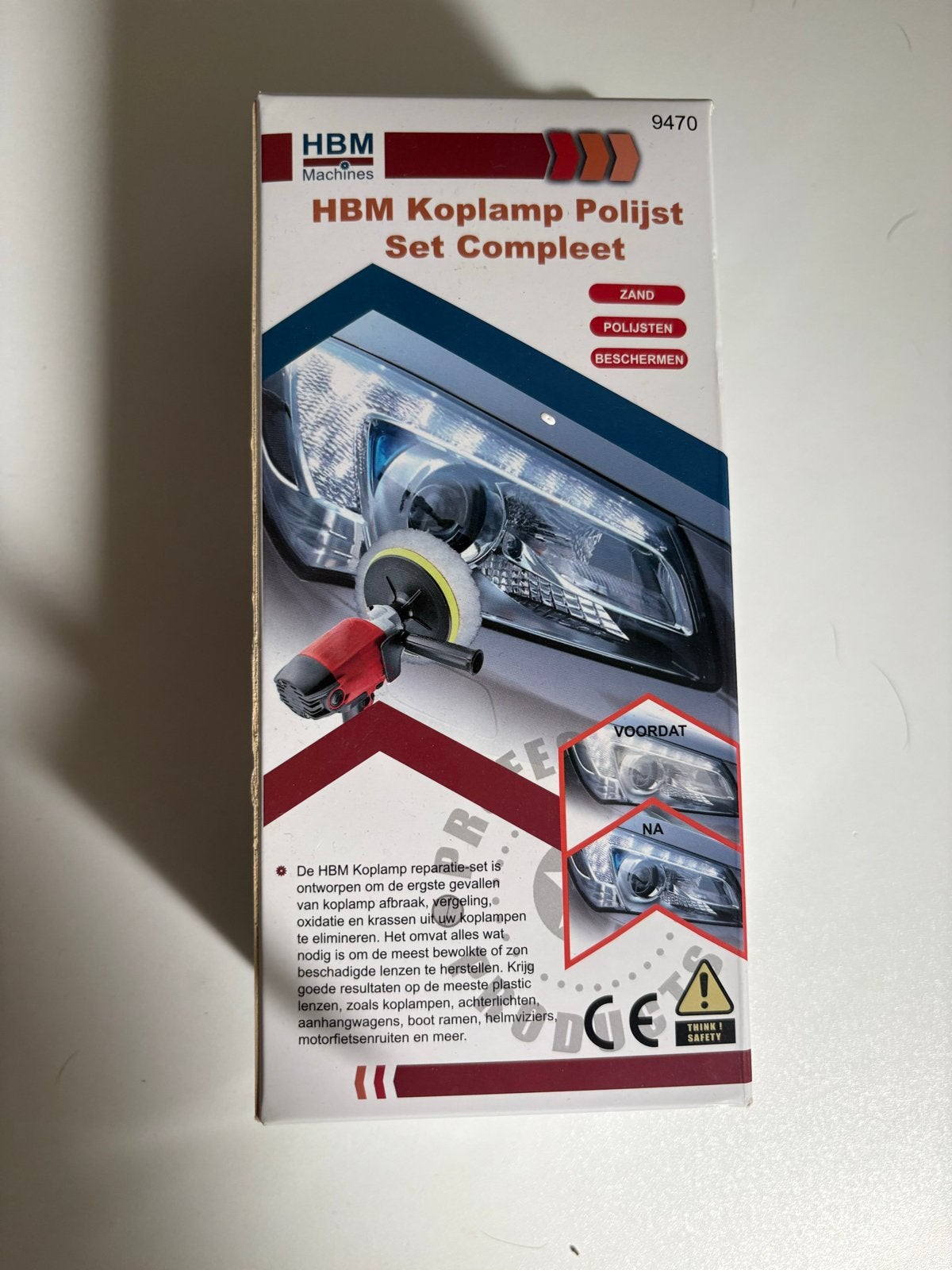 HBM Koplamp Polijst Set Compleet - Nieuw, Ophalen of Verzenden, Nieuw
