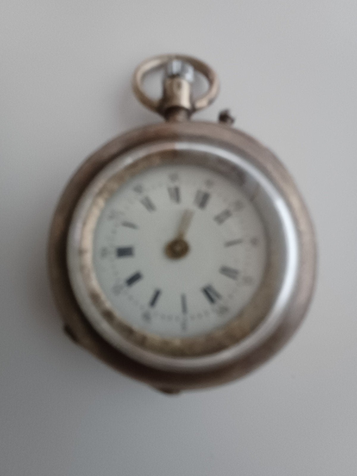 Antiek Zakhorloge Remontoir 10 Rubis, Overige merken, Overige materialen, Zakhorloge, Ophalen of Verzenden