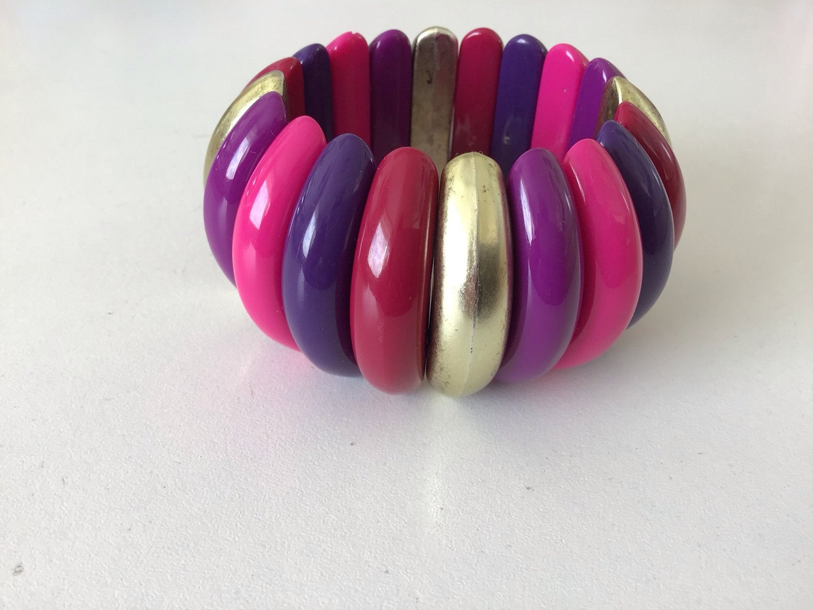 Kleurrijke kralenarmbanden set ook per stuk,nieuw en zgan, Overige kleuren, Kunststof of Plastic, Ophalen of Verzenden, Zo goed als nieuw