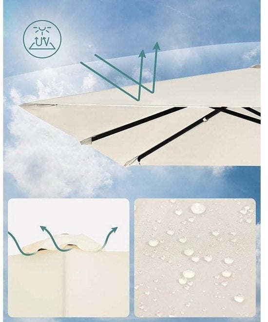 Parasol – Hoekparasol – Tuinparasol – Balkonparasol, Corvance B.V., Verzenden, Nieuw, Corvancebol@gmail.com