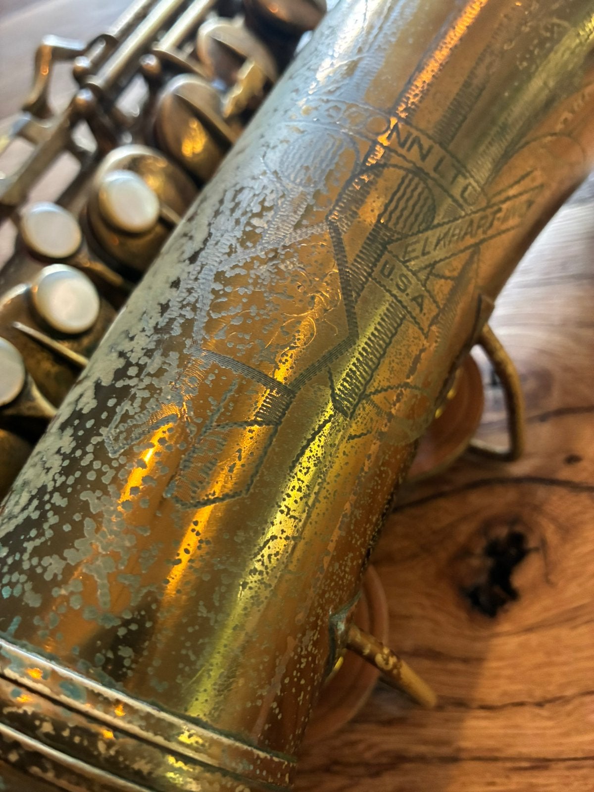 CONN LadyFace 6M VIII vintage altsaxofoon ‘43, Ophalen of Verzenden, Gebruikt, Alt, Met koffer