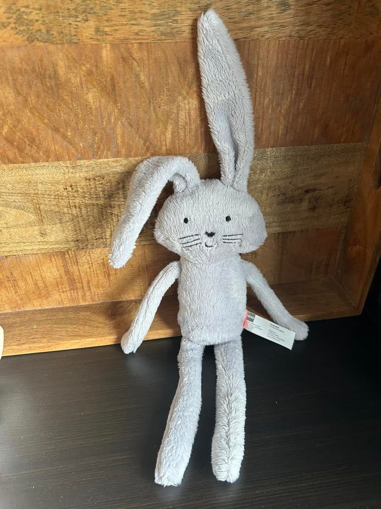 Hema konijn knuffel knuffeltje knuffels, Ophalen of Verzenden, Zo goed als nieuw, Konijn