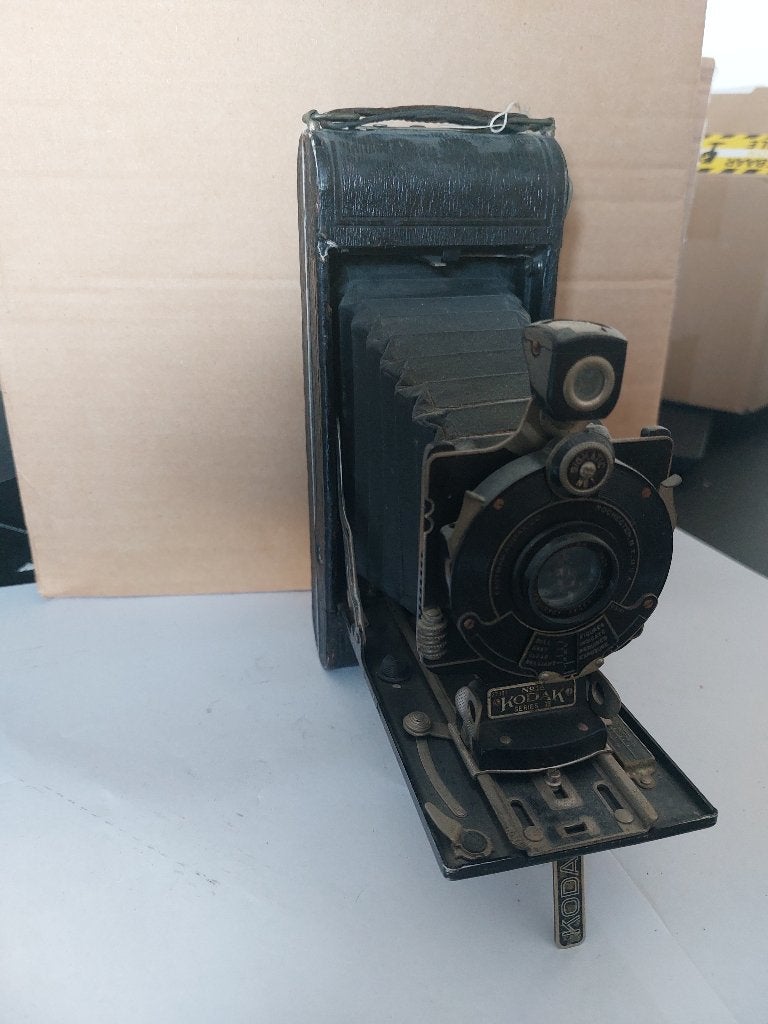 Antieke Eastman Kodak No.1A Pocket Series III vouwcamera (3), Ophalen of Verzenden, Voor 1940, Fototoestel