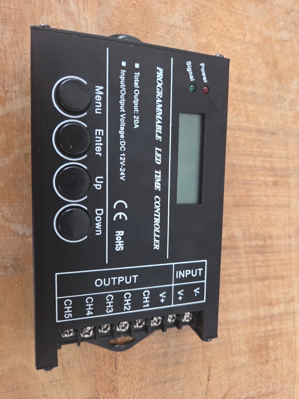 Programmeerbare LED Tijd Controller - 12V-24V, 20A, Ophalen of Verzenden, Nieuw