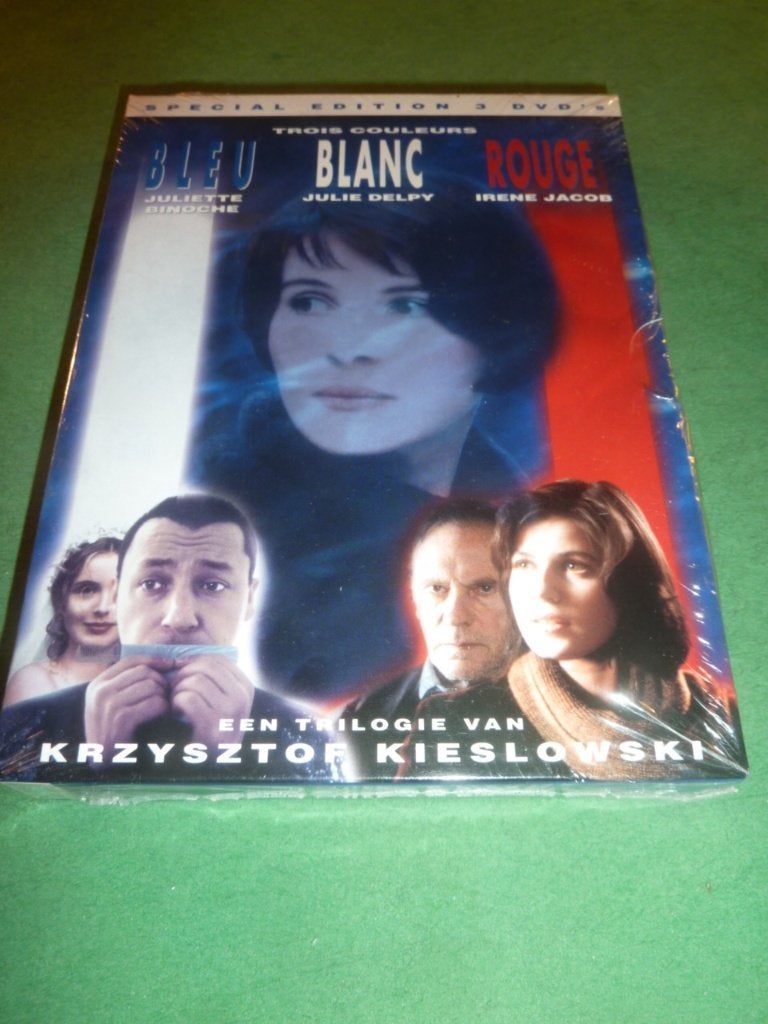 Trois couleurs Blue Blanc Rouge Krzysztof Kieslowski 3 dvd's, Cd's en Dvd's, Dvd's | Filmhuis, Overige gebieden, Verzenden, Alle leeftijden