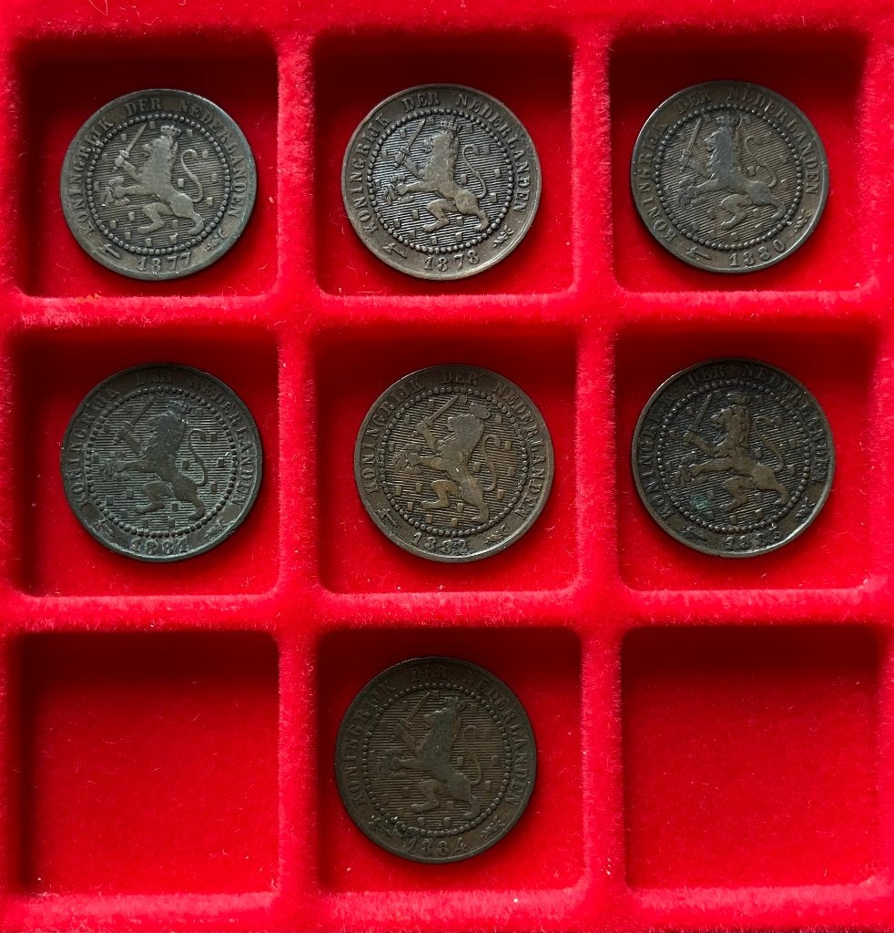 1 cent Willem III (nieuwe variant), Ophalen, Koning Willem III, 1 cent, Losse munt