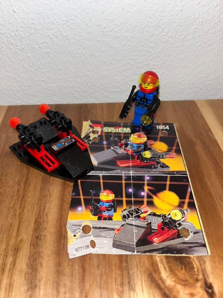 LEGO 1954 Space Spyrius Surveillance Scooter – 100% Compleet, Lego, Ophalen of Verzenden, Zo goed als nieuw, Space