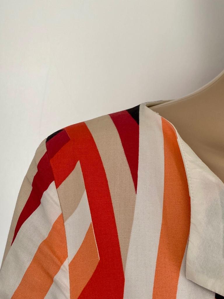 J374 Vanilia maat 38=M jurk jurkje rood/wit/beige/zwart, Maat 38/40 (M), Vanilia, Ophalen of Verzenden, Zo goed als nieuw