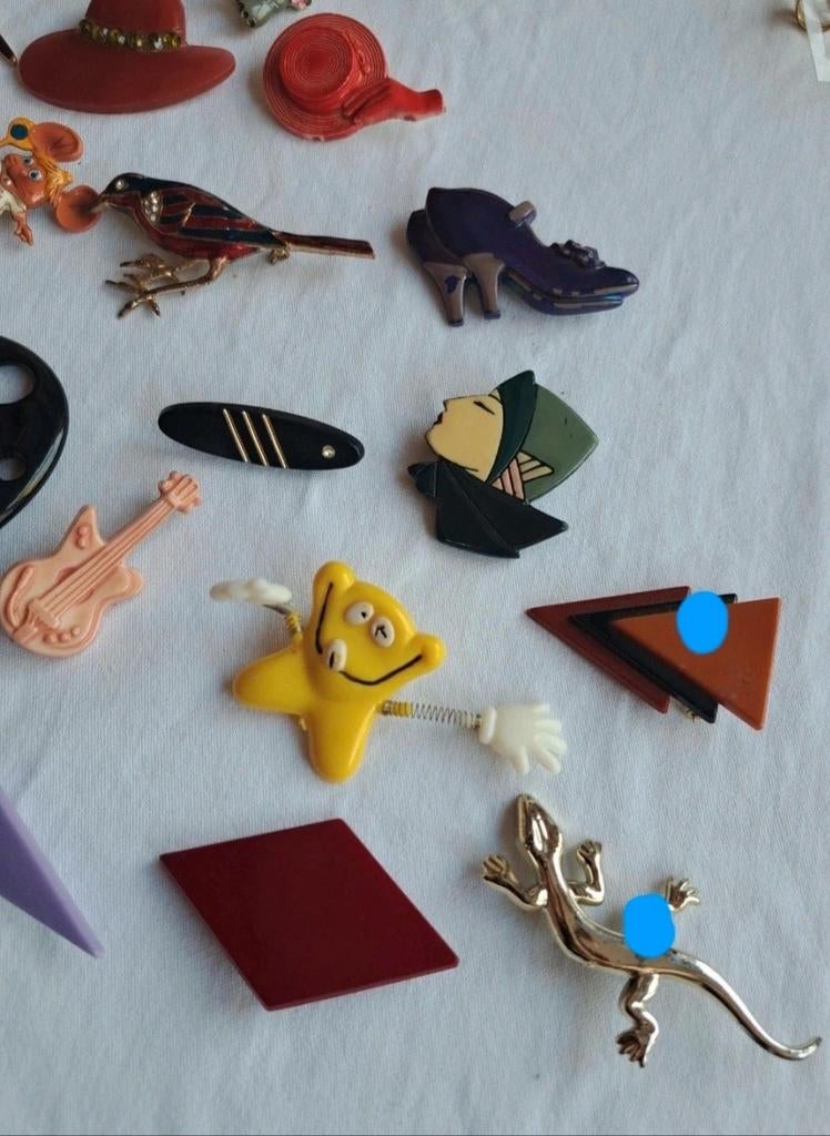 Broches, Ophalen of Verzenden, Zo goed als nieuw, Overige kleuren, Overige materialen