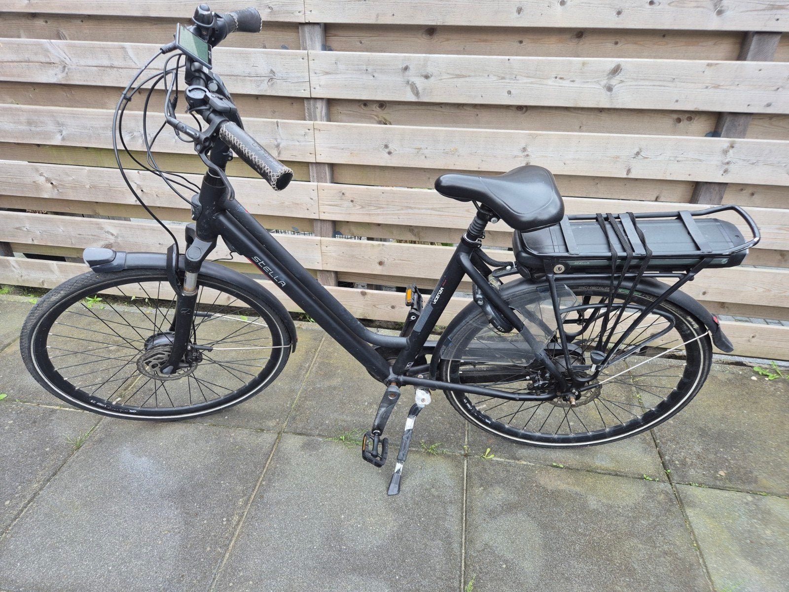 Elektrische Stella fiets zwart, 51 tot 55 cm, Ophalen, Gebruikt, Overige merken
