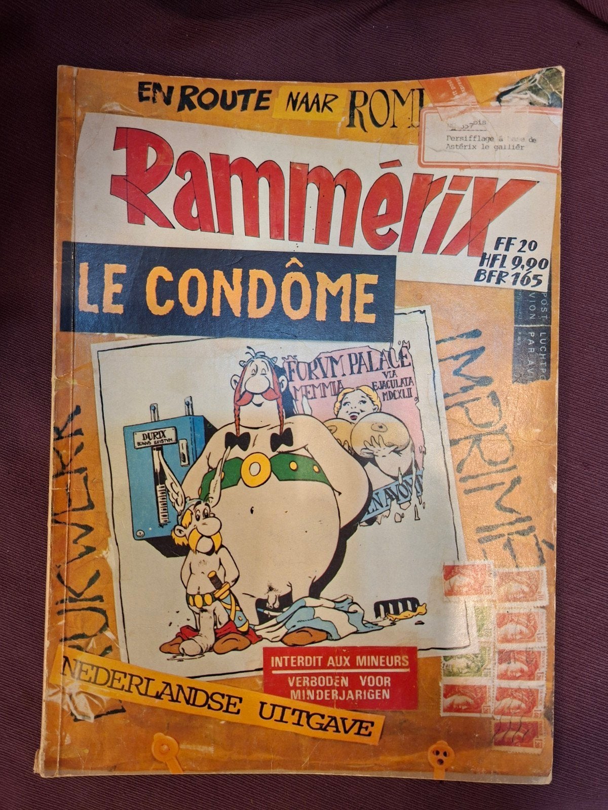 Rammerix Le Condome - Asterix parodie stripboek (1982), Ophalen of Verzenden