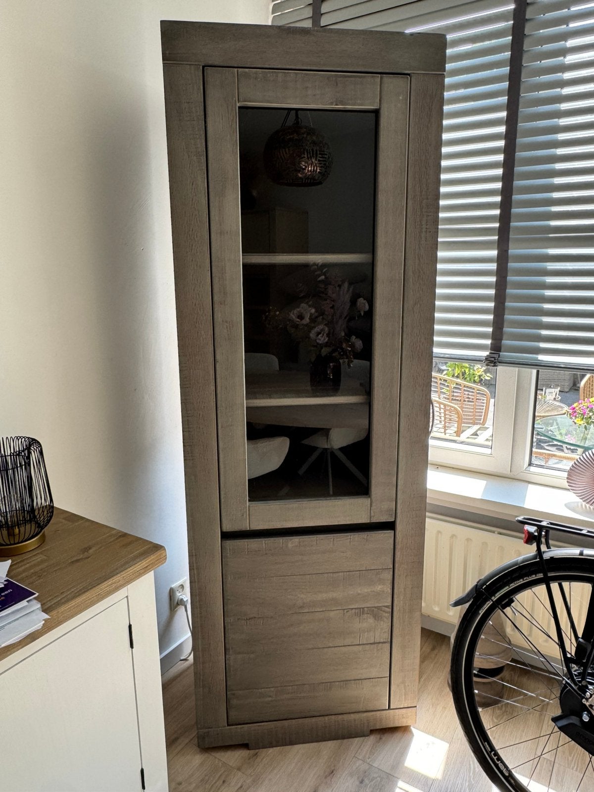 Vitrinekast en tv meubel TEAB, Ophalen of Verzenden, Zo goed als nieuw, 25 tot 50 cm, 150 tot 200 cm