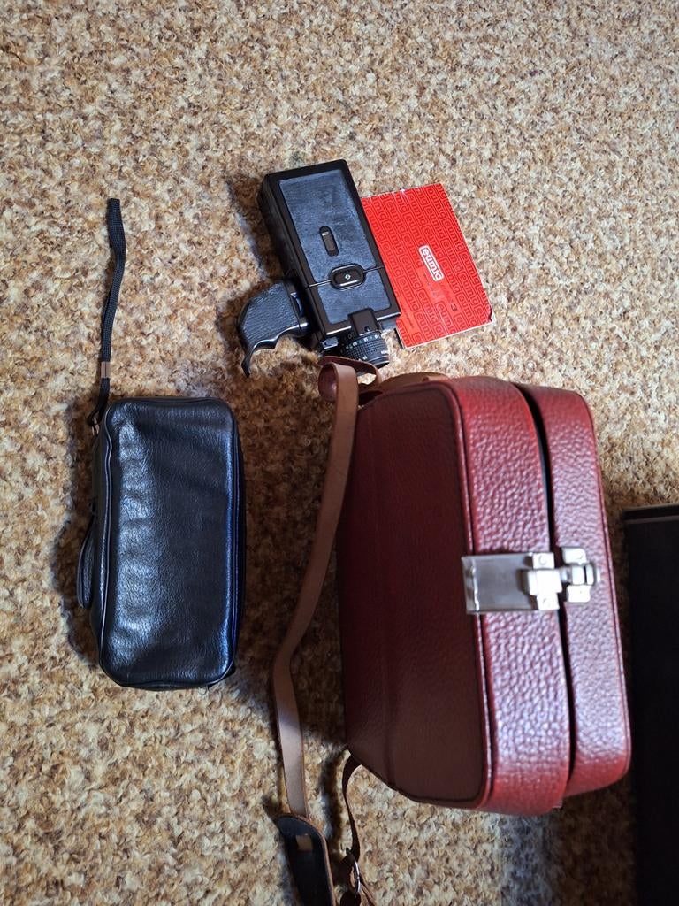 Vintage Eumig Servofocus 8mm filmcamera met tas, Ophalen of Verzenden, 8mm, Camera