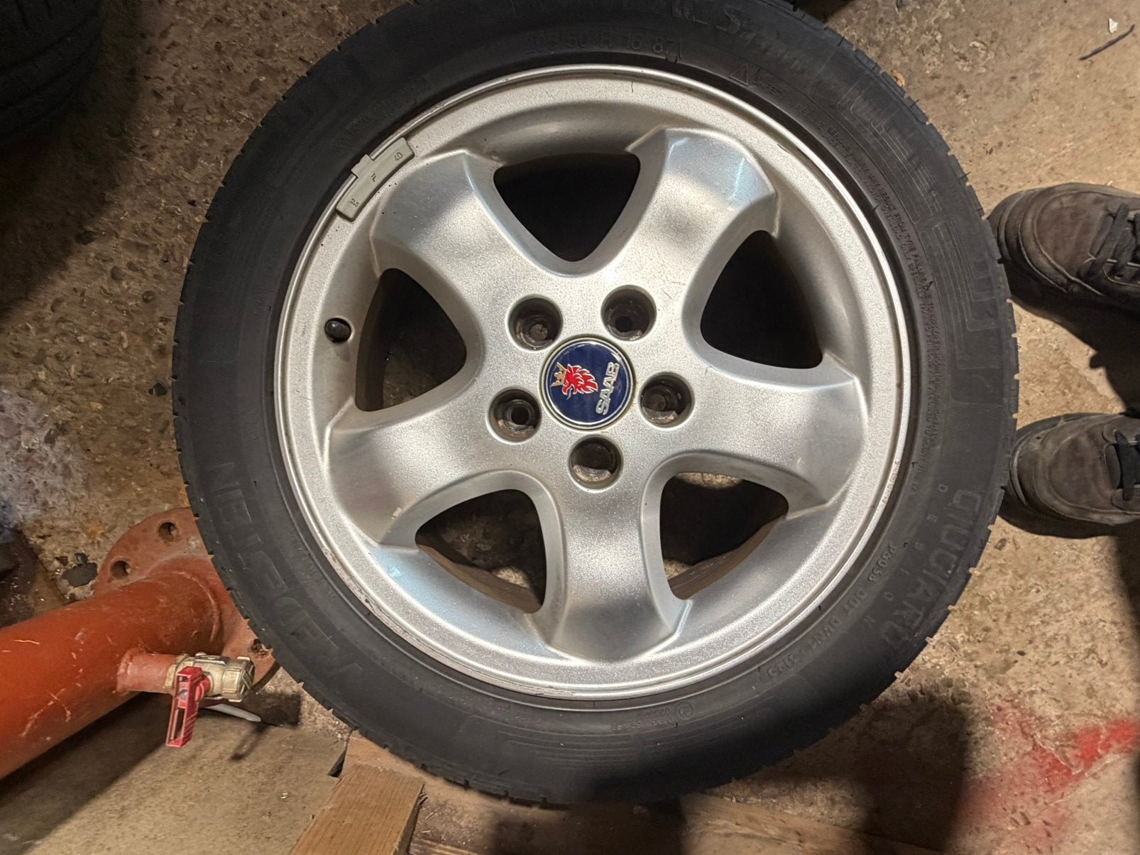 Orginele saab velgen, Ophalen
