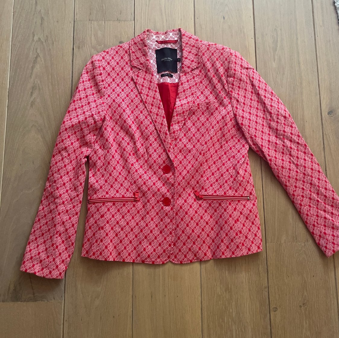 Claudia Sträter Colbert Jasje Maat 42 Gevoerd Italian Fabric, Maat 42/44 (L), Ophalen of Verzenden, Zo goed als nieuw, Jasje