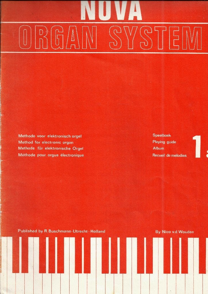 Bo185 bladmuziek nova orgel systeem ( 1a ) speelboek, Orgel, Gebruikt, Klassiek, Ophalen of Verzenden