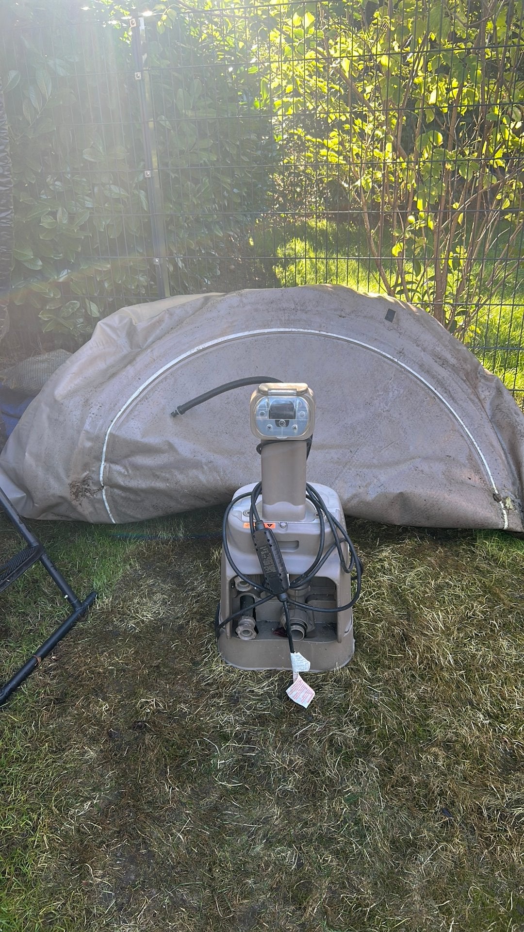 Intex jacuzzi, Ophalen, Gebruikt, Grondzeil, Opblaasbaar