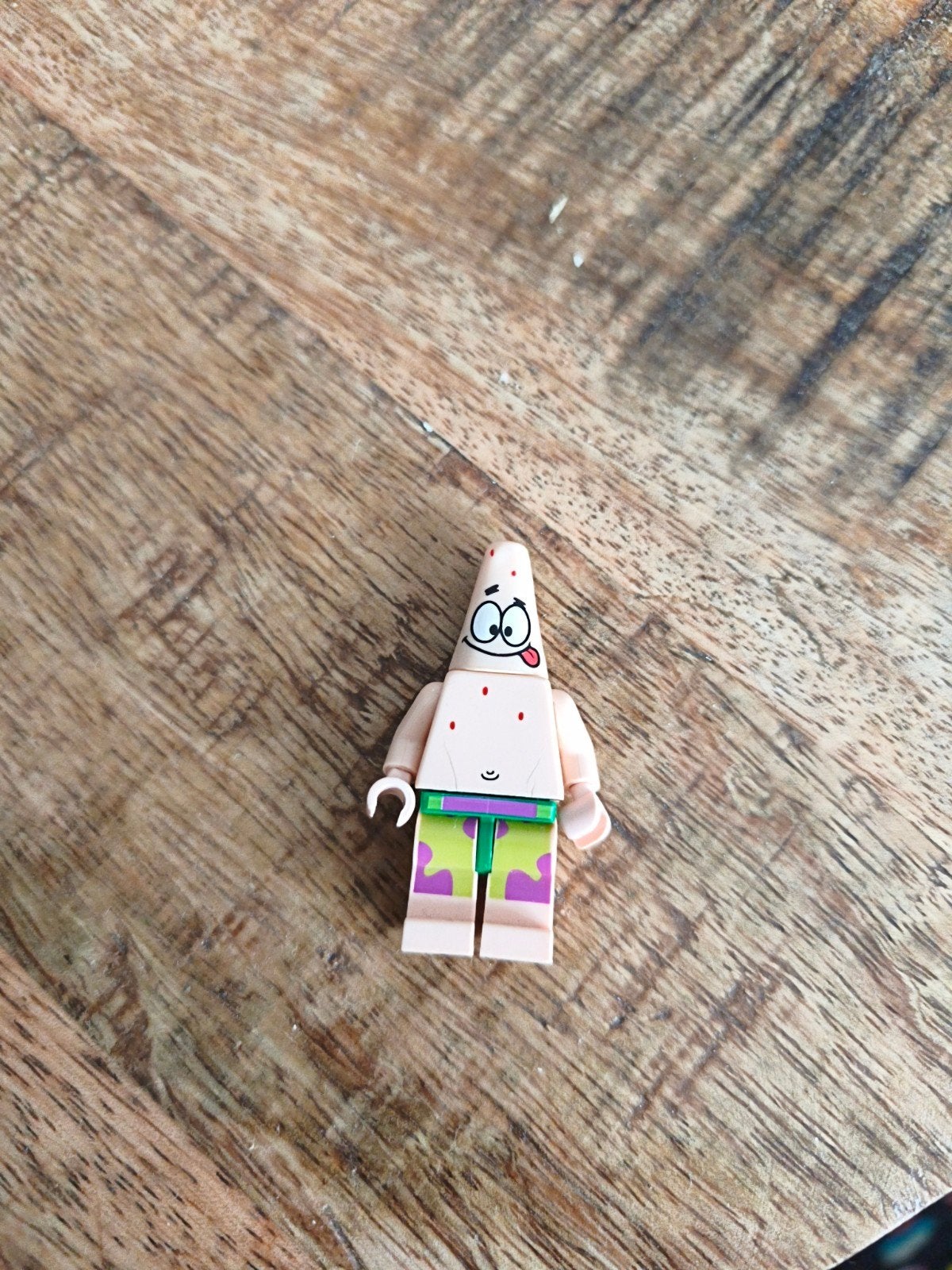 LEGO SpongeBob Patrick Ster minifiguur, Gebruikt, Overige thema's, Lego, Ophalen of Verzenden