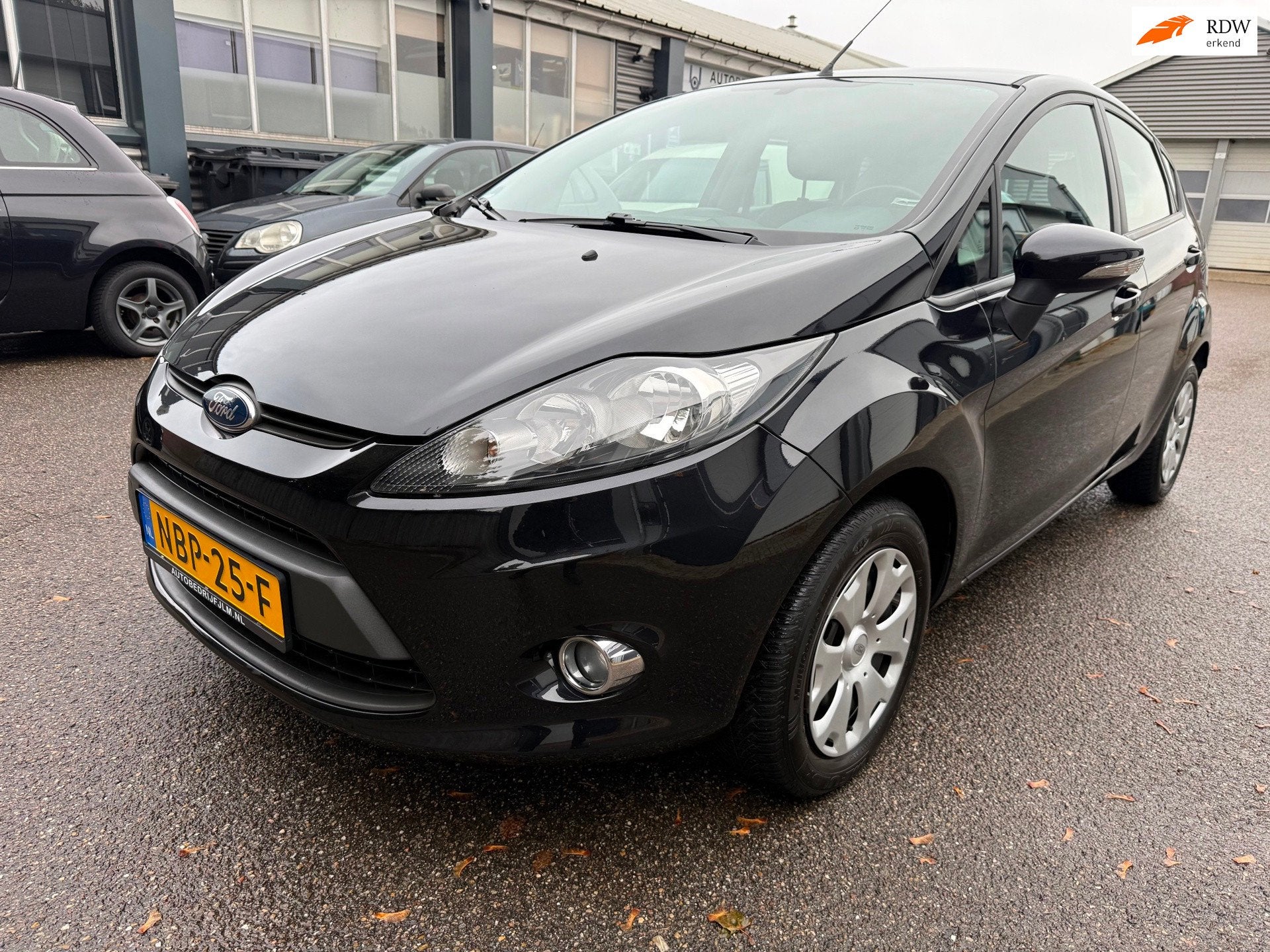 Ford FIESTA 1.25 Trend 2011 Airco 121927 km, Voorwielaandrijving, Stof, 82 pk, Zwart