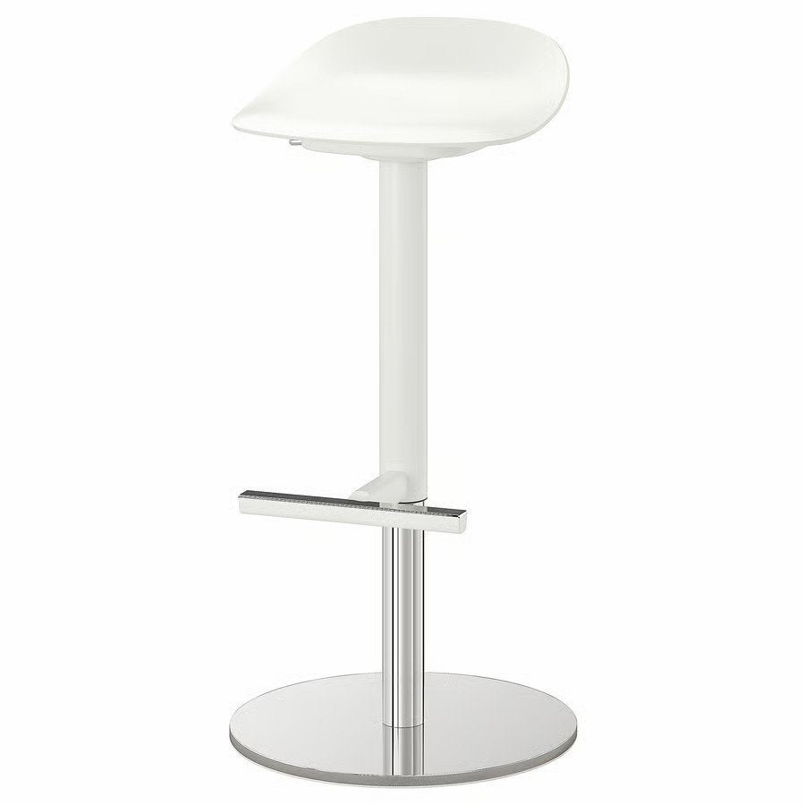 Barkruk Ikea Janinge 4 stuks ZGAN, Ophalen, 60 tot 90 cm, Zo goed als nieuw, In hoogte verstelbaar