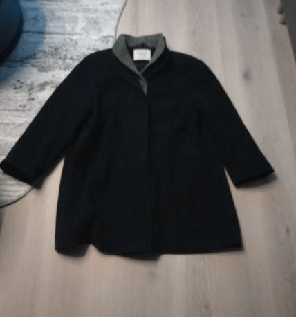 Dames jas maat 42 milo coats zwart grijs, Ophalen of Verzenden, Zo goed als nieuw, Maat 42/44 (L), Zwart