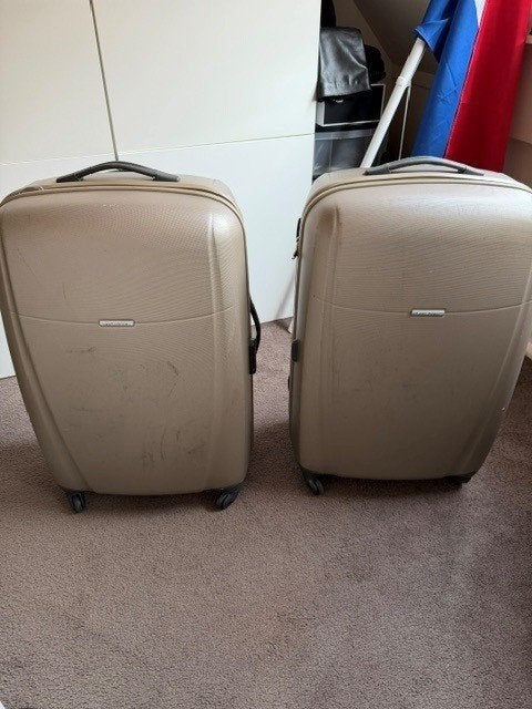 2x Samsonite koffer 75 lichtgewicht in zeer nette staat, Gebruikt, 45 tot 55 cm, 70 cm of meer, Zacht kunststof