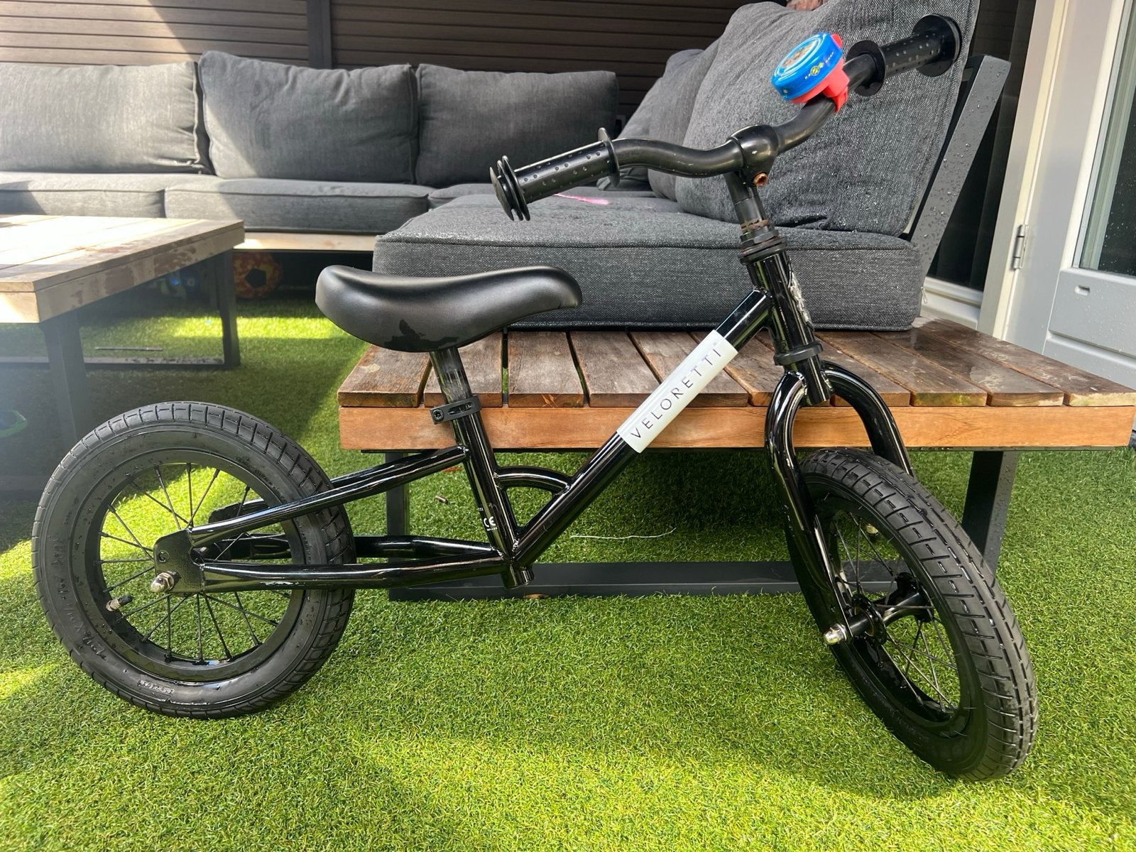 Veloretti loopfiets zwart, Ophalen, Gebruikt, 16 tot 20 inch