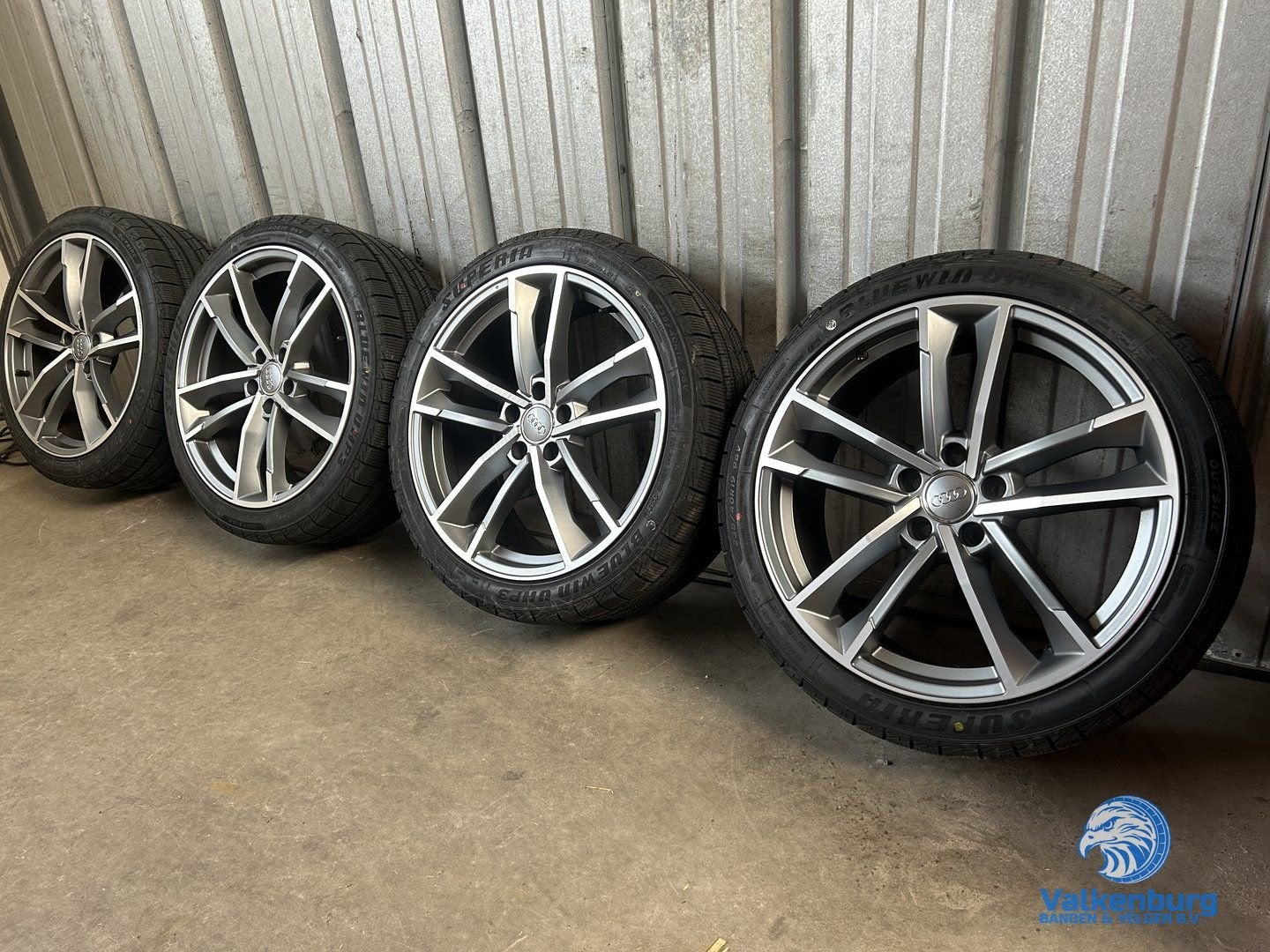 8mm! VW Caddy Passat Audi A4 19 inch antraciete velgen 5x112, Auto-onderdelen, 19 inch, Gebruikt, -, -