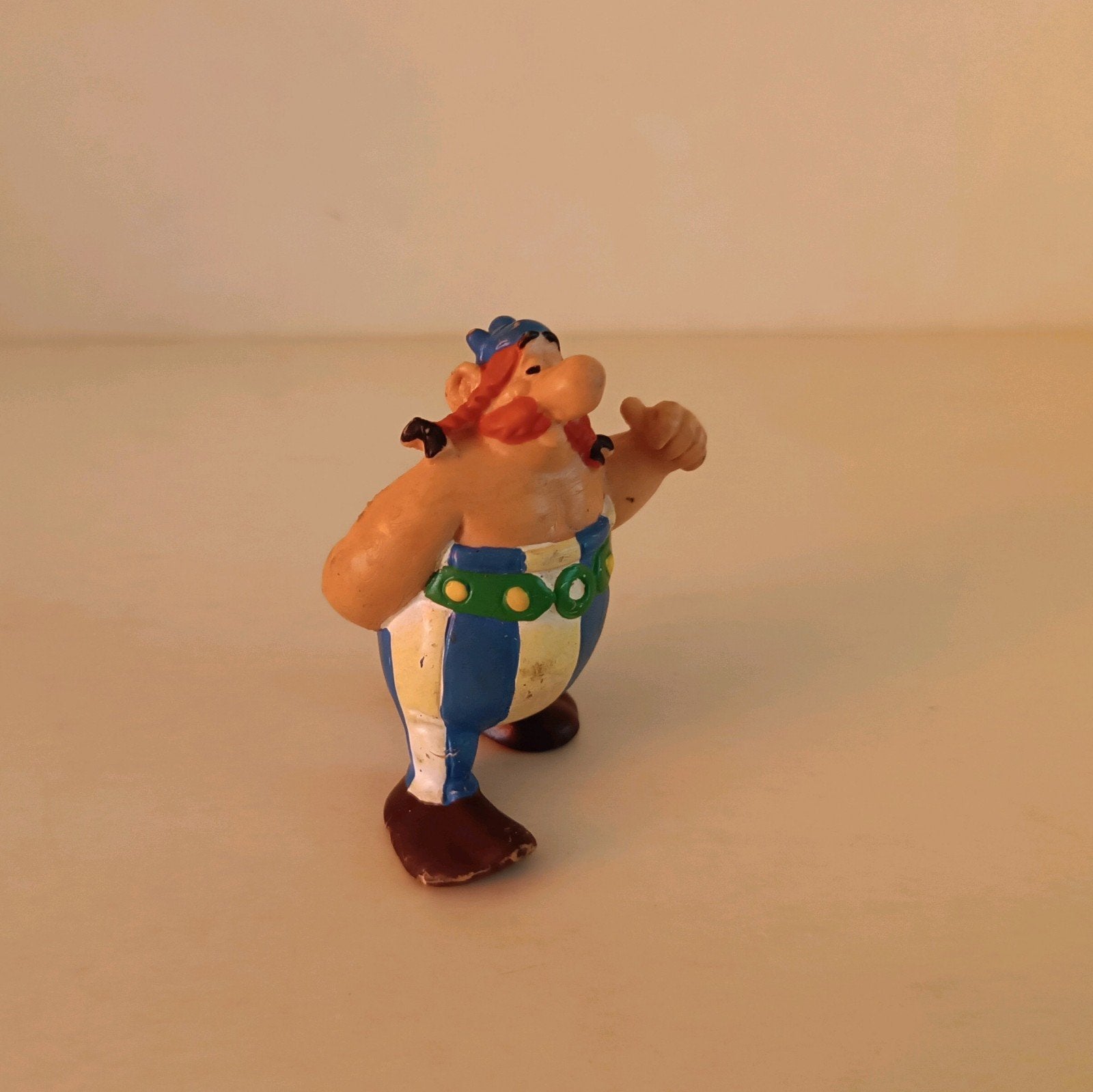 Obelix figuurtje Bully 1974 - Vintage Asterix, Ophalen of Verzenden, Gebruikt