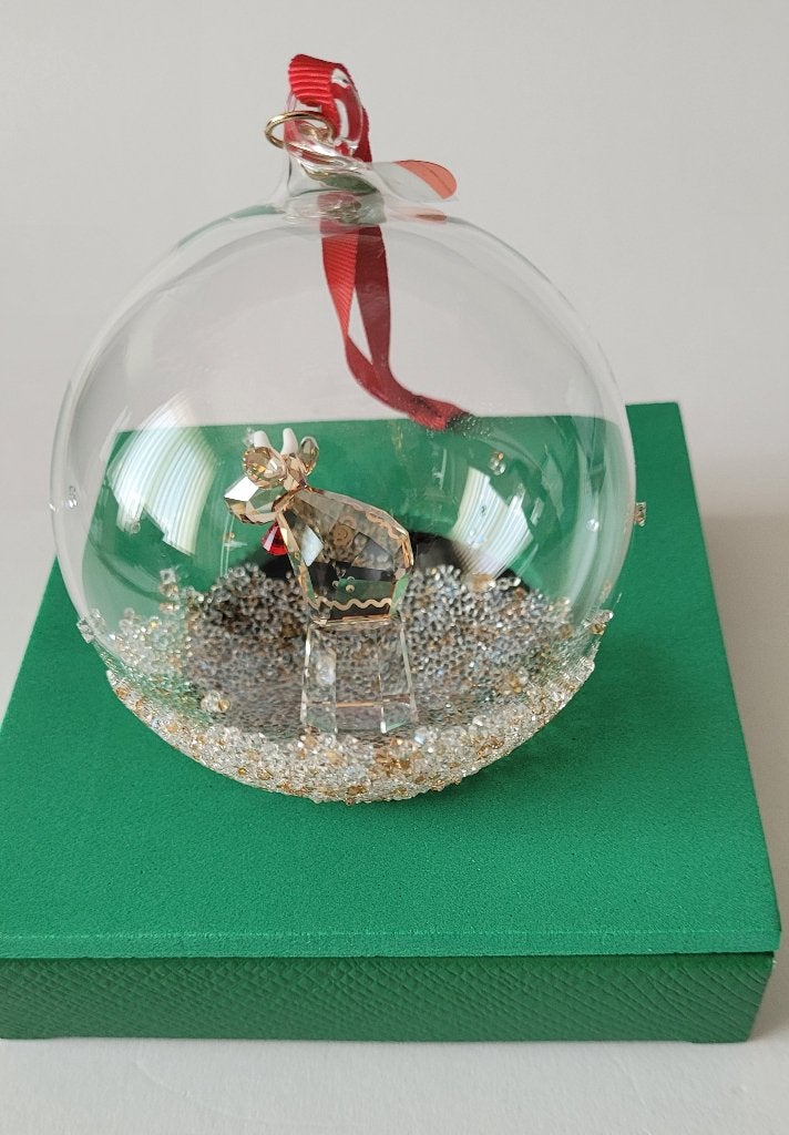 Swarovski SCS Jaarlijkse Editie Kerstbal Ornament met Mo, Swarovski@.com, Verzenden, Wattens, Nieuw