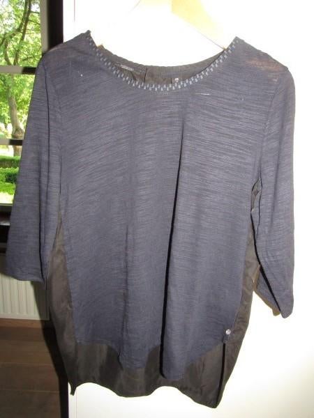 F1568 Scotch & Soda mt 4 (XL) top donkerblauw zwart, Maat 46/48 (XL) of groter, Scotch & Soda, Zo goed als nieuw, Lange mouw