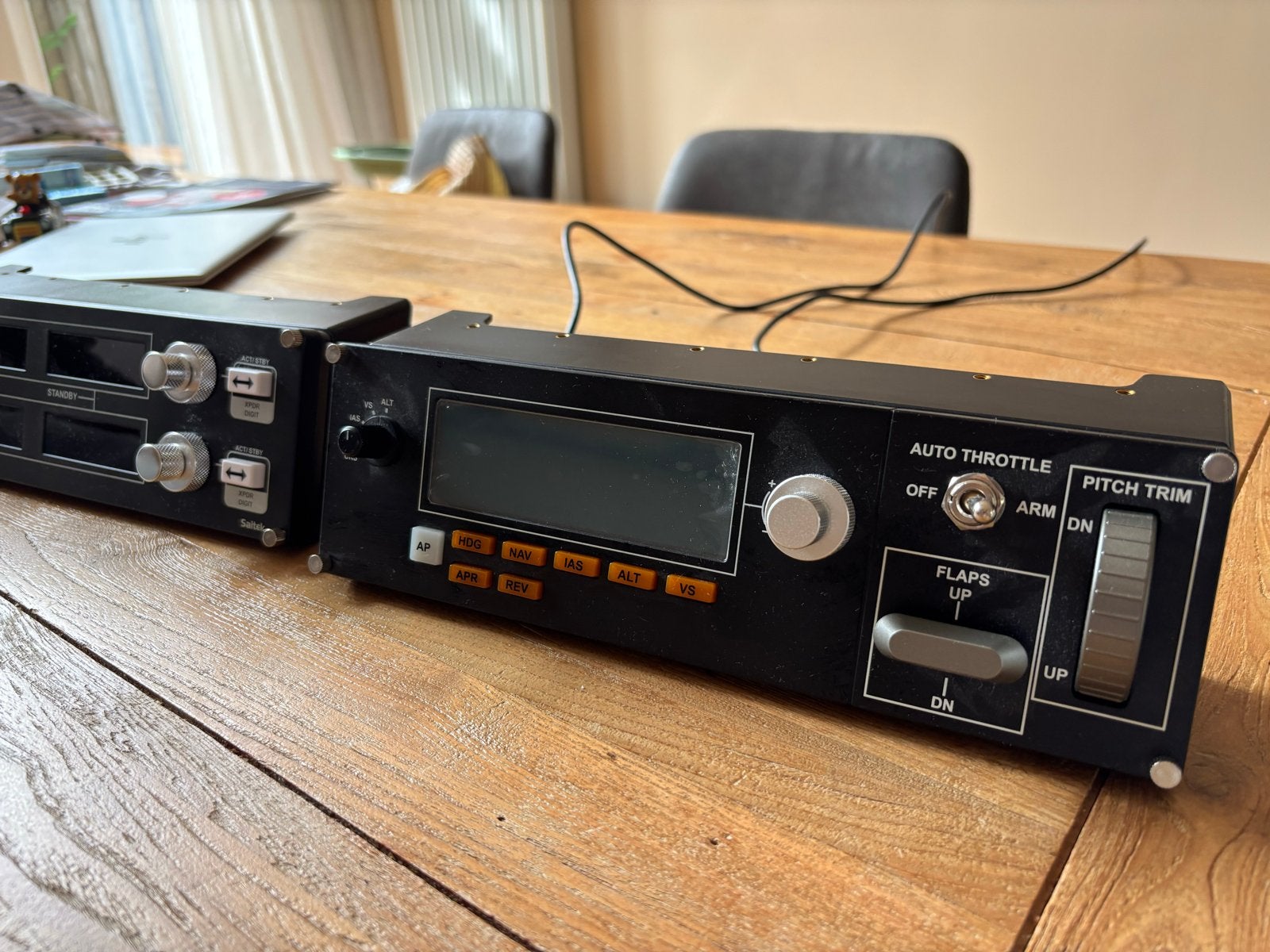 Logitech Saitek Pro Flight Multi Panel & Radio Panel, Gebruikt, Ophalen of Verzenden, PC, Logitech