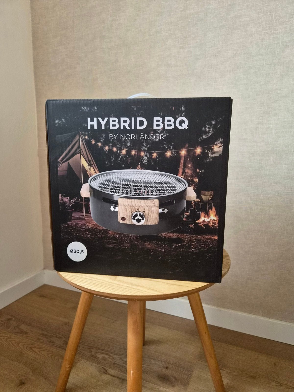 Norlander Hybrid BBQ (elektrisch/houtskool), Ophalen, Nieuw, Norlander