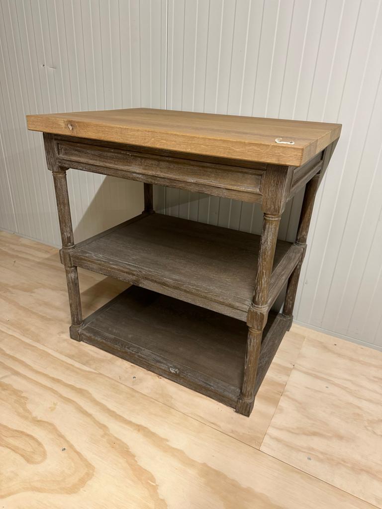 Bijzettafel Hout 80x60x82 cm - Stijlvol & Praktisch, Ophalen, Gebruikt, 75 cm of meer, 60 cm of meer