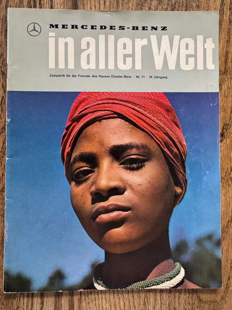 Mercedes tijdschrift in aller Welt 1964 nr 71, Ophalen of Verzenden, Gelezen, Mercedes