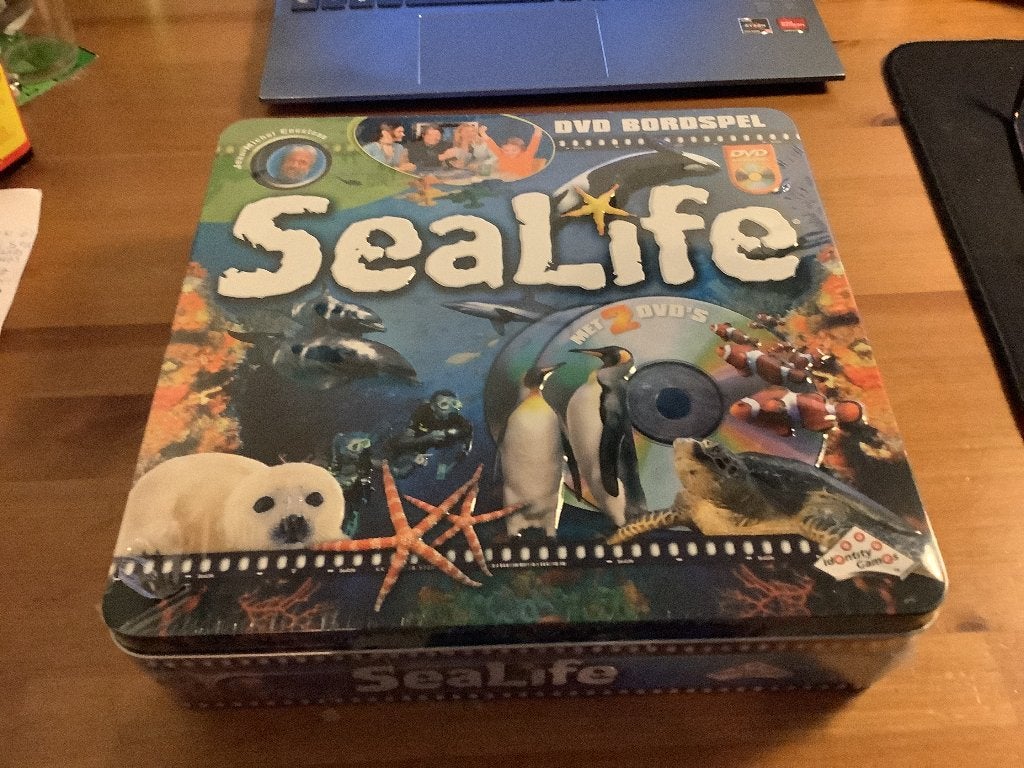 Sealife. bordspel met dvd. nieuw in folie, Een of twee spelers, Ophalen of Verzenden, Nieuw, Identity Games