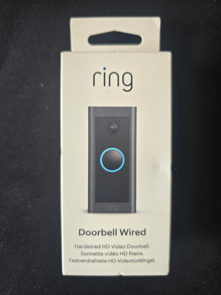 Ring Doorbell Wired - Nieuw in doos, Ophalen, Bewegingsdetectiesensor, Nieuw, Bedraad