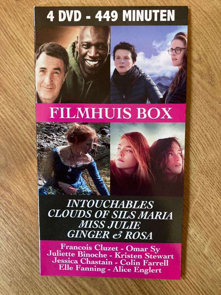 DVD Filmhuisbox 4 films 449 minuten, Vanaf 16 jaar, Ophalen of Verzenden, Zo goed als nieuw, Overige gebieden