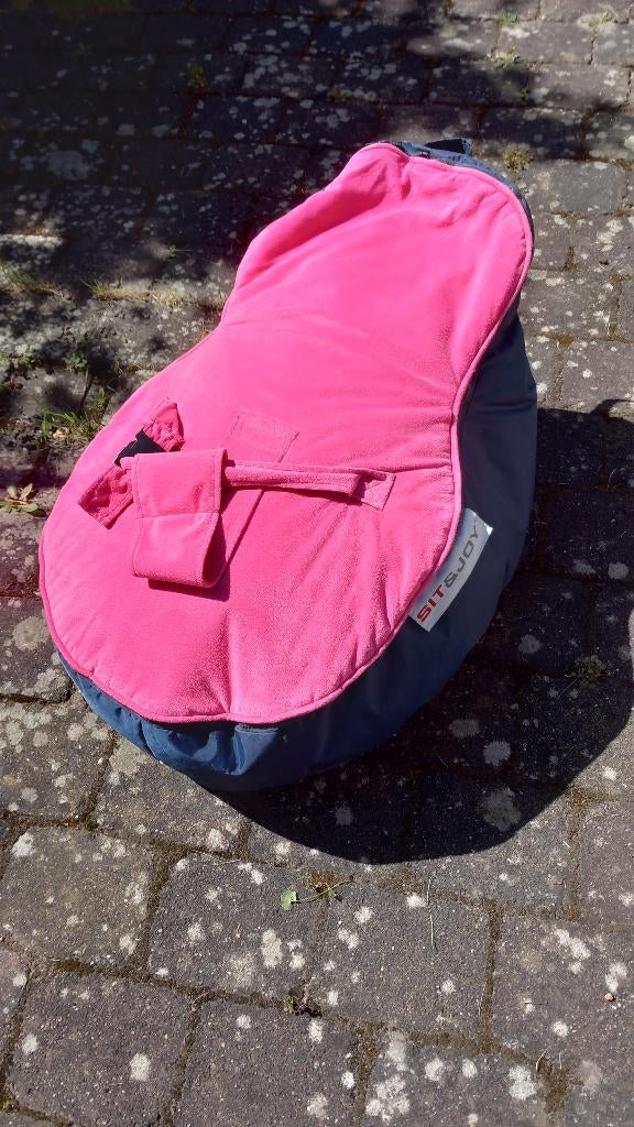 Roze zitkussen voor baby, Ophalen, Gebruikt