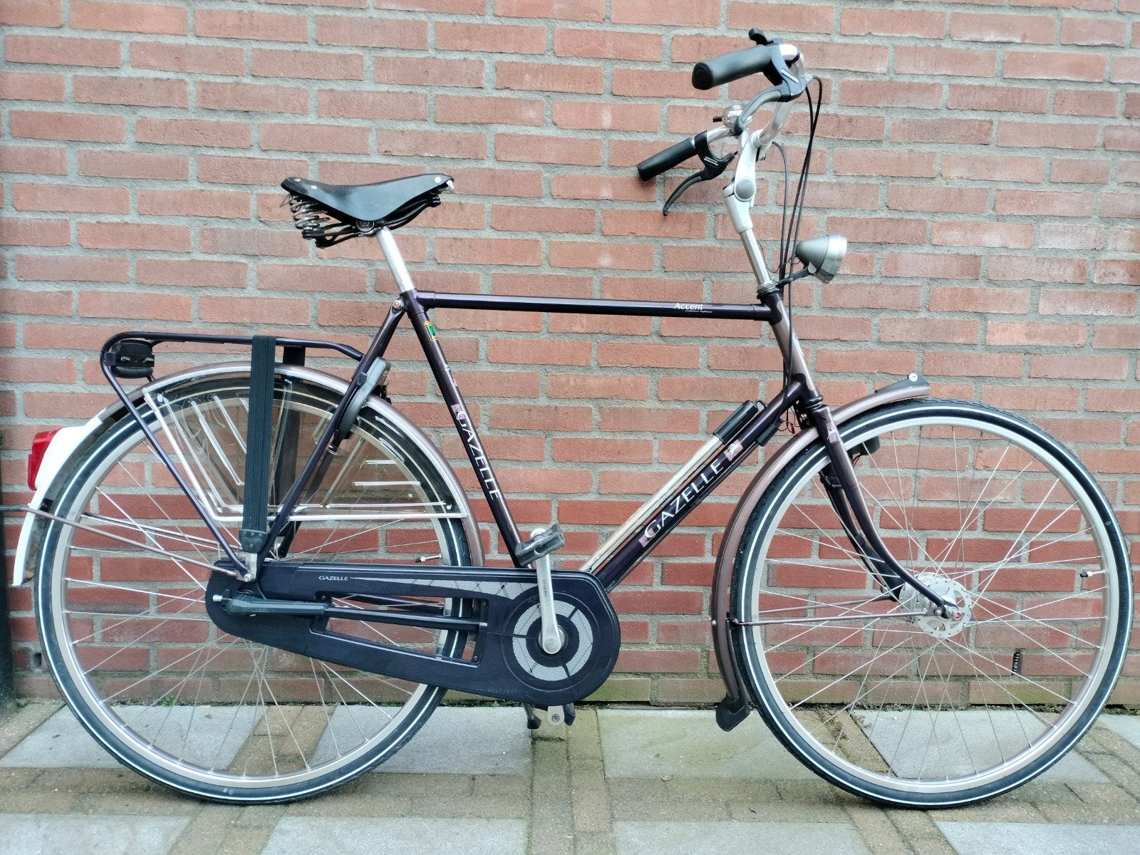 Gazelle klassieker originele staat. Rijklaar, Fietsen en Brommers, Fietsen | Heren | Herenfietsen, Ophalen, Trommelrem, Gazelle