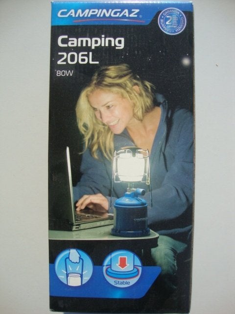 CAMPINGAZ GAS LANTAARN LAMP TAFELLAMP BUITENLAMP 206L, Ophalen of Verzenden, Nieuw