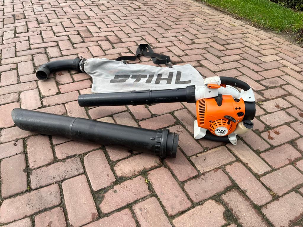 Stihl SH 86 Benzine Bladblazer / Bladzuiger, Tuin en Terras, Bladblazers, Ophalen, Benzine, Gebruikt, Handgedragen